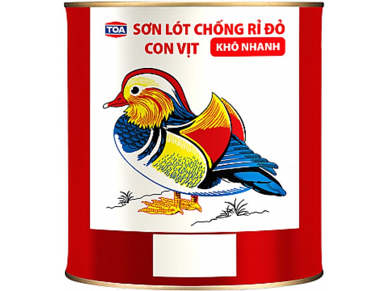Sơn lót chống rỉ màu đỏ Con Vịt